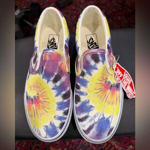 Vans Multicolor Tie-Dye Slip-Ons